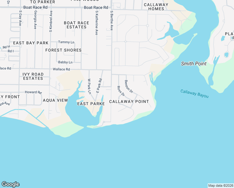 map of restaurants, bars, coffee shops, grocery stores, and more near 7300 Rodgers Drive in Panama City
