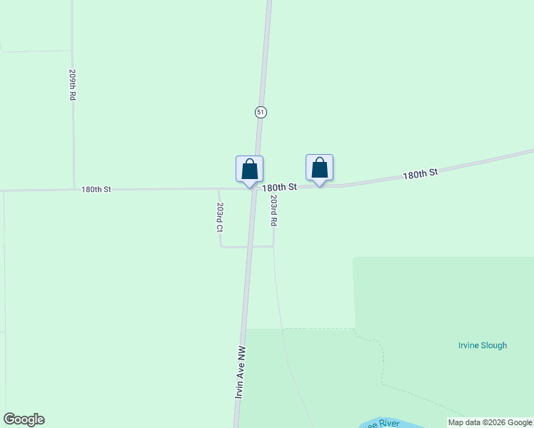 map of restaurants, bars, coffee shops, grocery stores, and more near 18029 203rd Road in Live Oak