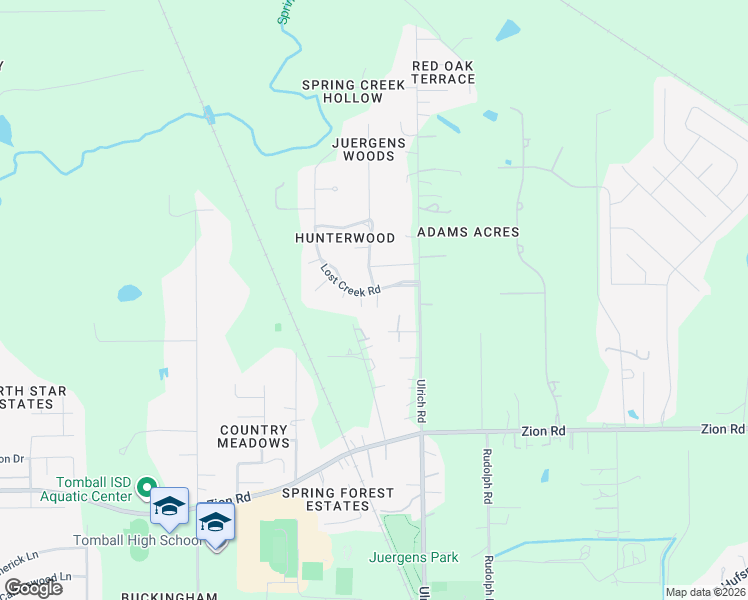 map of restaurants, bars, coffee shops, grocery stores, and more near 31203 Helen Lane in Tomball