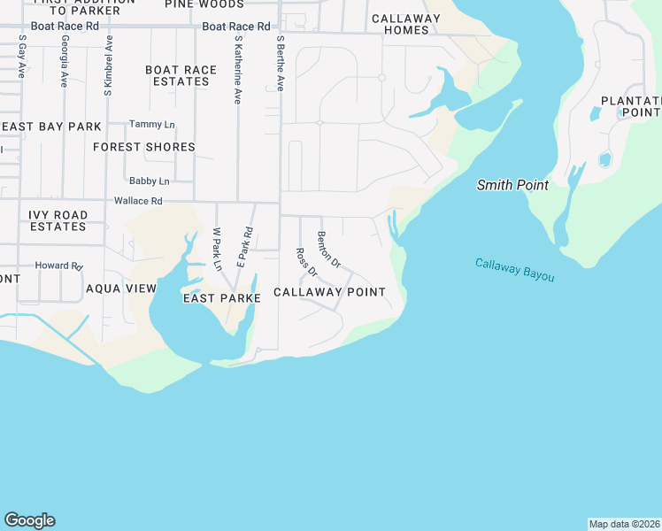 map of restaurants, bars, coffee shops, grocery stores, and more near 7011 Benton Drive in Panama City