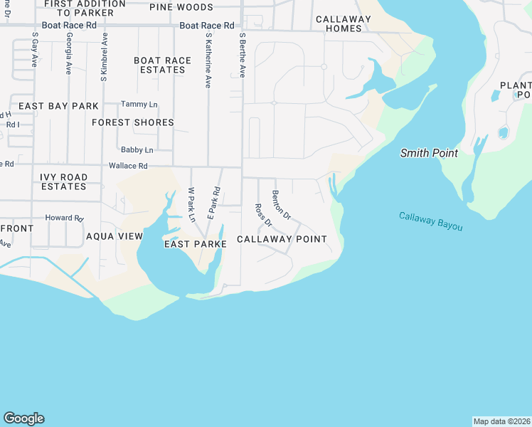 map of restaurants, bars, coffee shops, grocery stores, and more near 6915 Ross Drive in Panama City