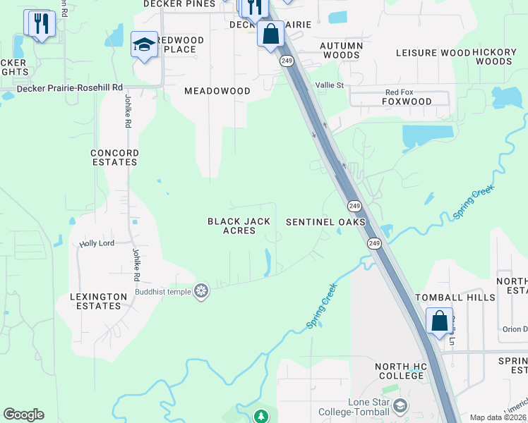 map of restaurants, bars, coffee shops, grocery stores, and more near 402 Westbrook in Pinehurst