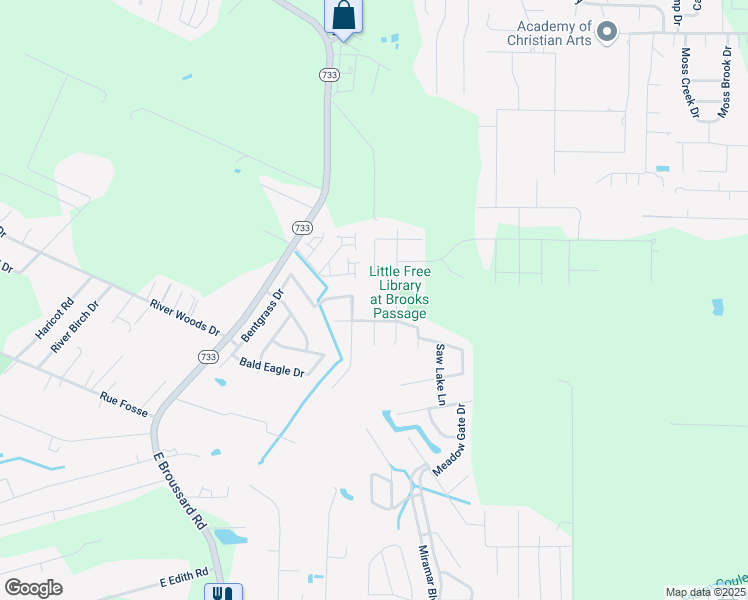map of restaurants, bars, coffee shops, grocery stores, and more near 100 Grazing Trace Drive in Lafayette