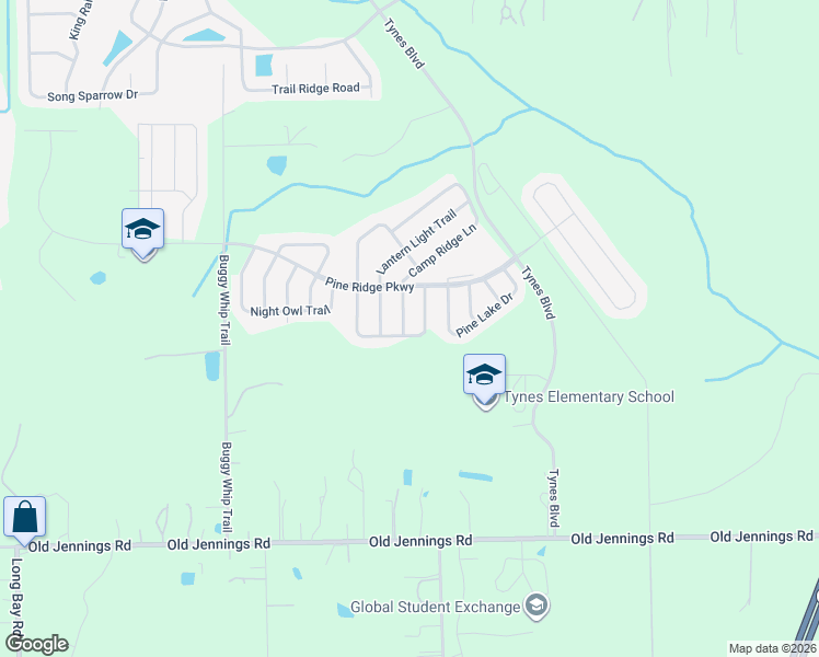 map of restaurants, bars, coffee shops, grocery stores, and more near 4770 Creek Bluff Lane in Middleburg