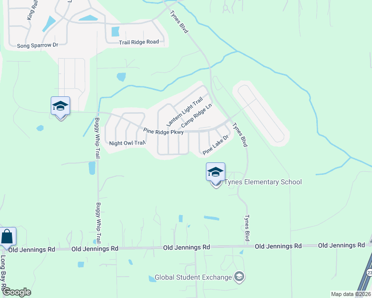 map of restaurants, bars, coffee shops, grocery stores, and more near 4770 Creek Bluff Lane in Middleburg