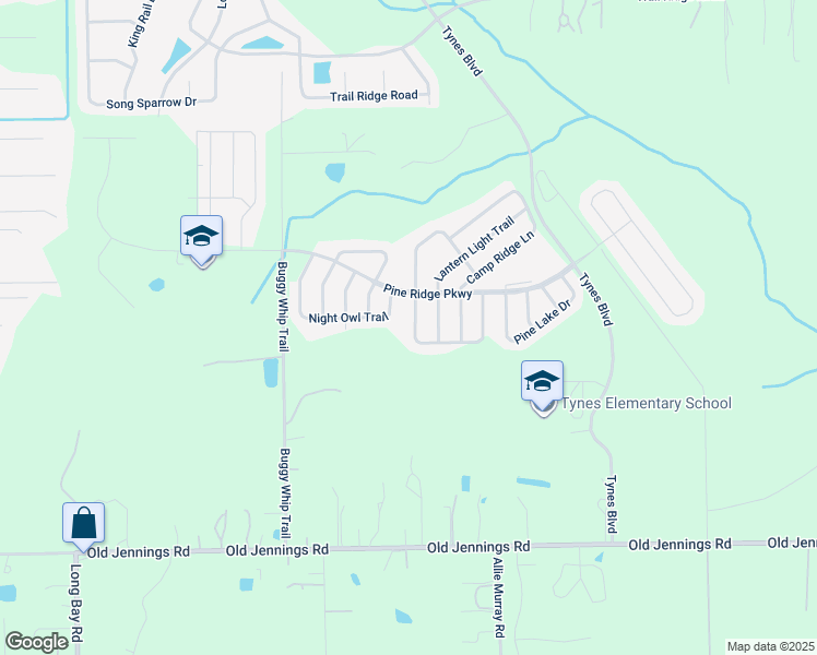 map of restaurants, bars, coffee shops, grocery stores, and more near 4841 Creek Bluff Lane in Middleburg