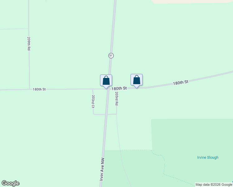 map of restaurants, bars, coffee shops, grocery stores, and more near 18029 203rd Road in Live Oak