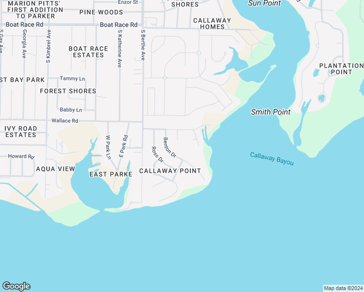 map of restaurants, bars, coffee shops, grocery stores, and more near 7107 Mayo Circle in Panama City