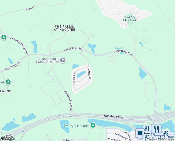 map of restaurants, bars, coffee shops, grocery stores, and more near 288 Captiva Drive in Ponte Vedra Beach