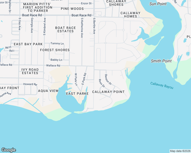 map of restaurants, bars, coffee shops, grocery stores, and more near 1406 South Berthe Avenue in Panama City