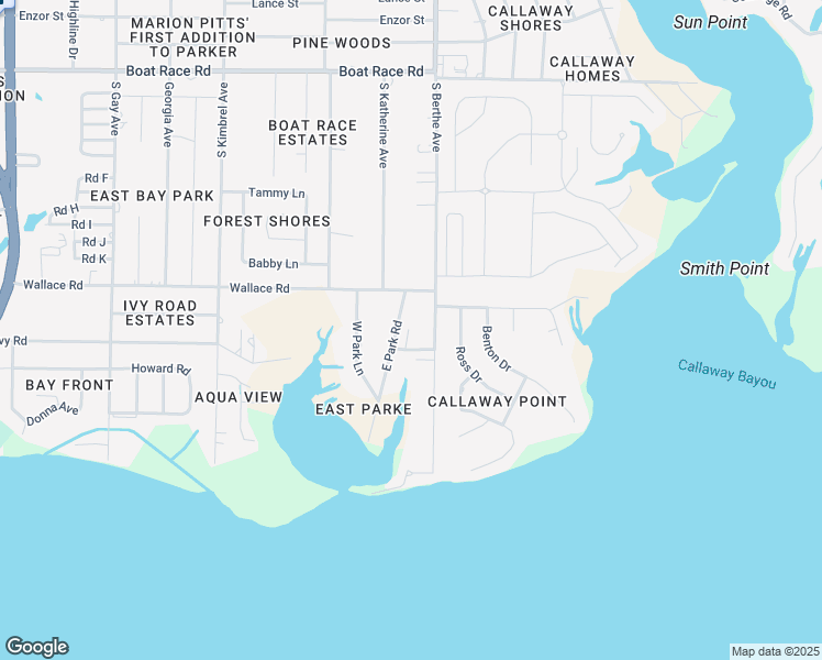 map of restaurants, bars, coffee shops, grocery stores, and more near 6800 Forsythe Drive in Panama City