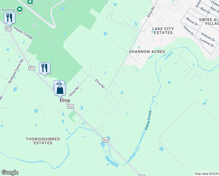 map of restaurants, bars, coffee shops, grocery stores, and more near 8947 Elroy Road in Travis County