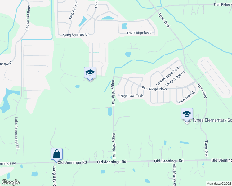 map of restaurants, bars, coffee shops, grocery stores, and more near 1679 Night Owl Trail in Middleburg
