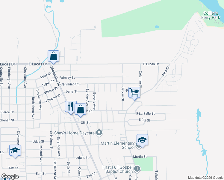 map of restaurants, bars, coffee shops, grocery stores, and more near 4485 Swing Drive in Beaumont