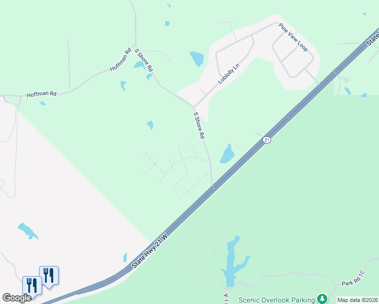 map of restaurants, bars, coffee shops, grocery stores, and more near 120 Grand Canyon Drive in Bastrop