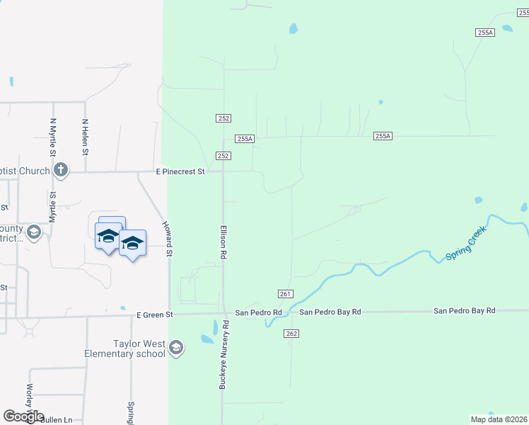 map of restaurants, bars, coffee shops, grocery stores, and more near 354 Ellison Road in Perry