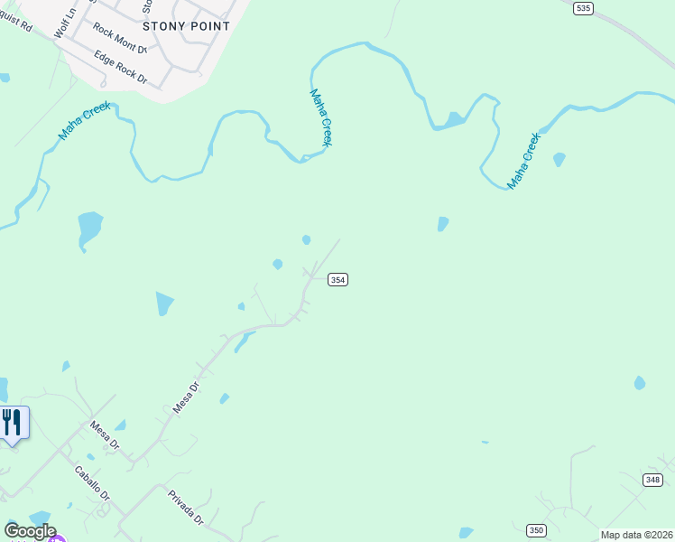 map of restaurants, bars, coffee shops, grocery stores, and more near 793 Mesa Drive in Del Valle