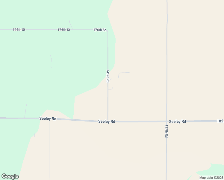 map of restaurants, bars, coffee shops, grocery stores, and more near 18014 141st Road in McAlpin