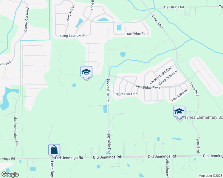 map of restaurants, bars, coffee shops, grocery stores, and more near 1667 Night Owl Trail in Middleburg