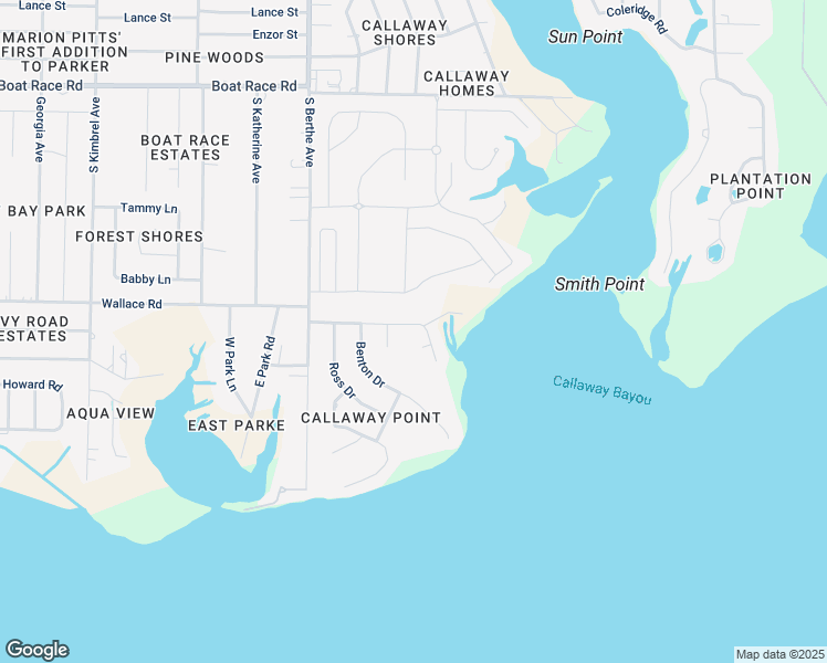 map of restaurants, bars, coffee shops, grocery stores, and more near 6824 Forsythe Drive in Panama City