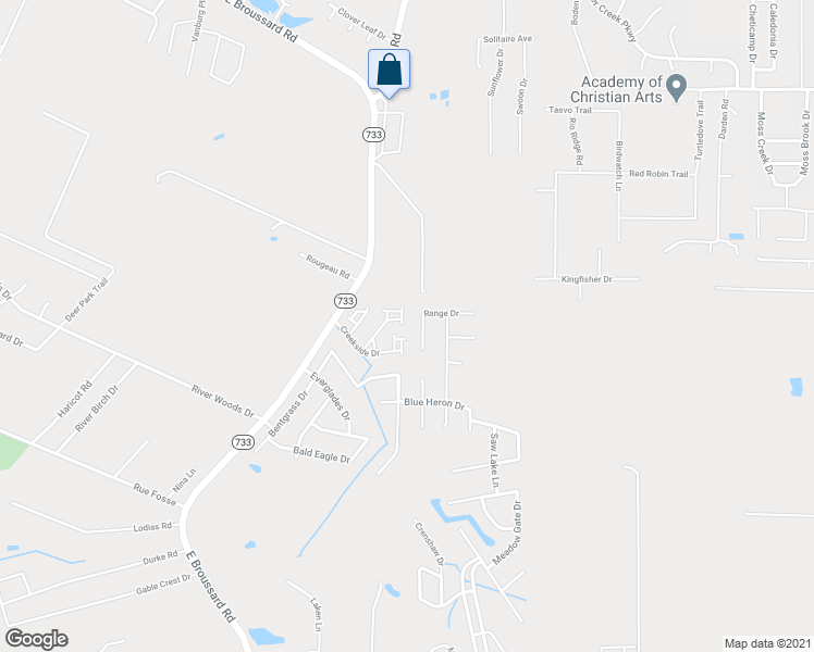 map of restaurants, bars, coffee shops, grocery stores, and more near 118 Greenside Court in Lafayette