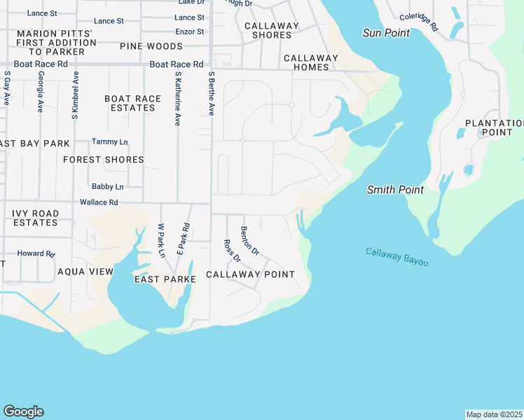 map of restaurants, bars, coffee shops, grocery stores, and more near 6823 Forsythe Drive in Panama City