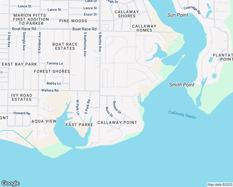 map of restaurants, bars, coffee shops, grocery stores, and more near 6817 Forsythe Drive in Panama City
