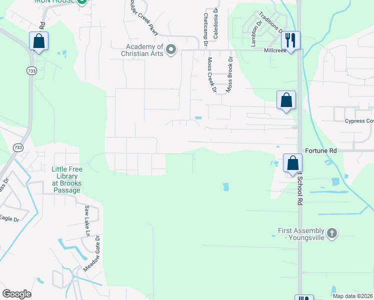 map of restaurants, bars, coffee shops, grocery stores, and more near 269 Soulanges Road in Lafayette