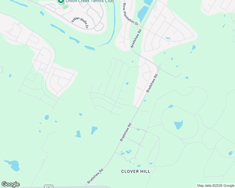 map of restaurants, bars, coffee shops, grocery stores, and more near 11510-11756 Bradshaw Rd in Austin