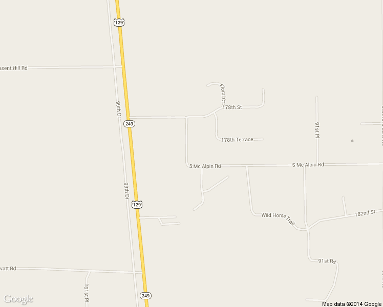 map of restaurants, bars, coffee shops, grocery stores, and more near 9563 South Mc Alpin Road in McAlpin