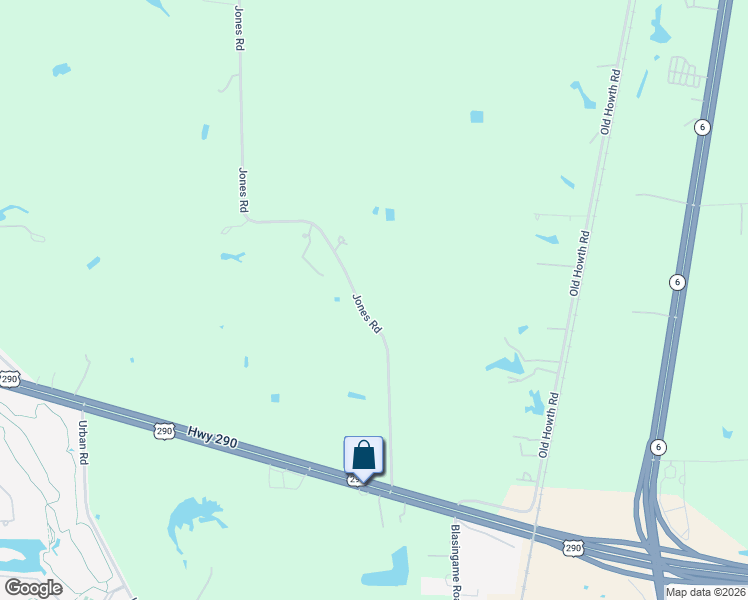 map of restaurants, bars, coffee shops, grocery stores, and more near 23640 Jones Rd in Hempstead