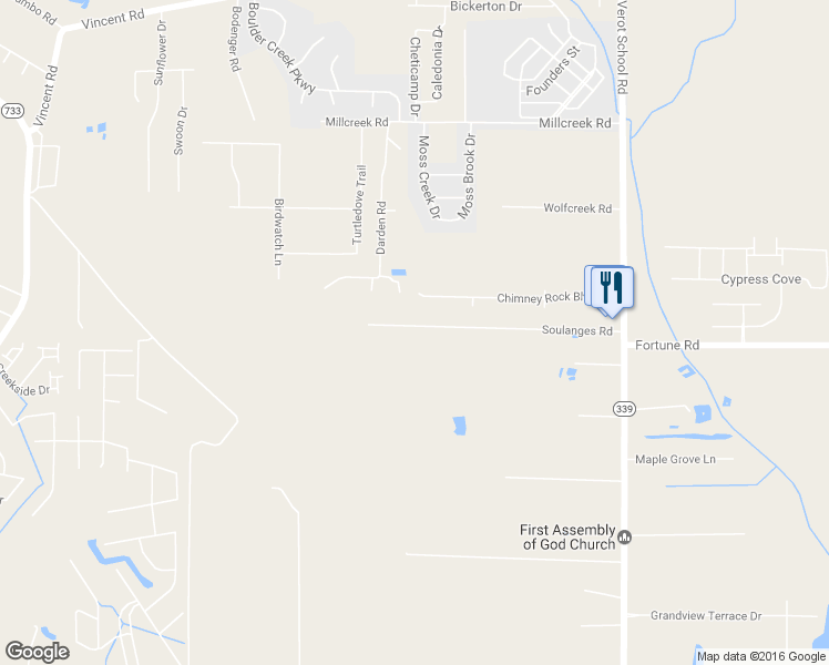 map of restaurants, bars, coffee shops, grocery stores, and more near 269 Soulanges Road in Lafayette