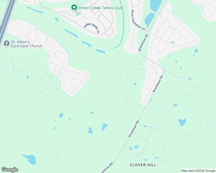 map of restaurants, bars, coffee shops, grocery stores, and more near 11758-12122 Bradshaw Road in Austin