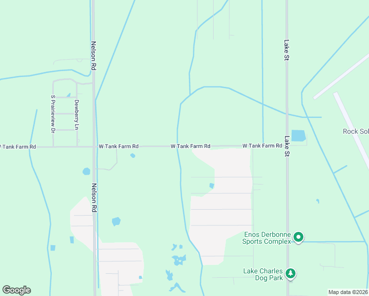 map of restaurants, bars, coffee shops, grocery stores, and more near 1381 West Tank Farm Road in Lake Charles
