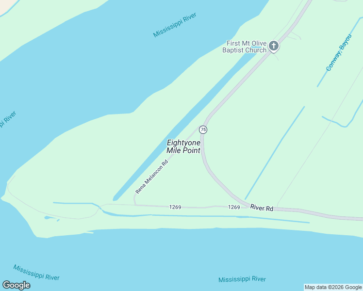 map of restaurants, bars, coffee shops, grocery stores, and more near 1269 in Ascension