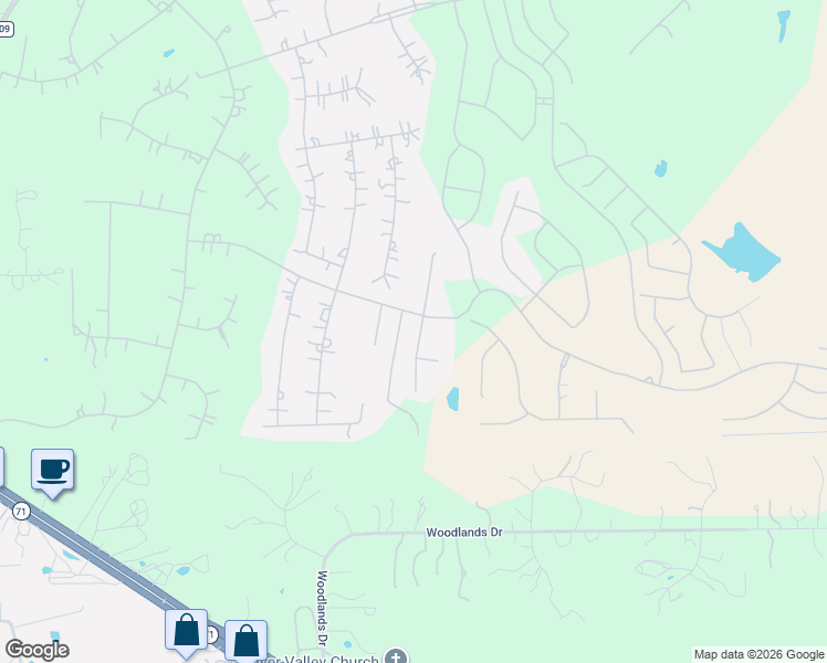 map of restaurants, bars, coffee shops, grocery stores, and more near 146 Abamillo Drive in Bastrop