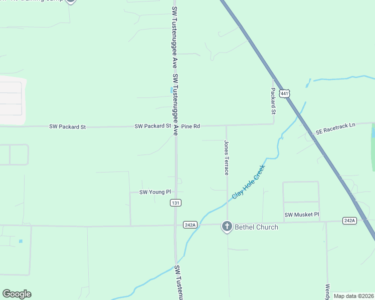 map of restaurants, bars, coffee shops, grocery stores, and more near 1099 Southwest Tustenuggee Avenue in Lake City