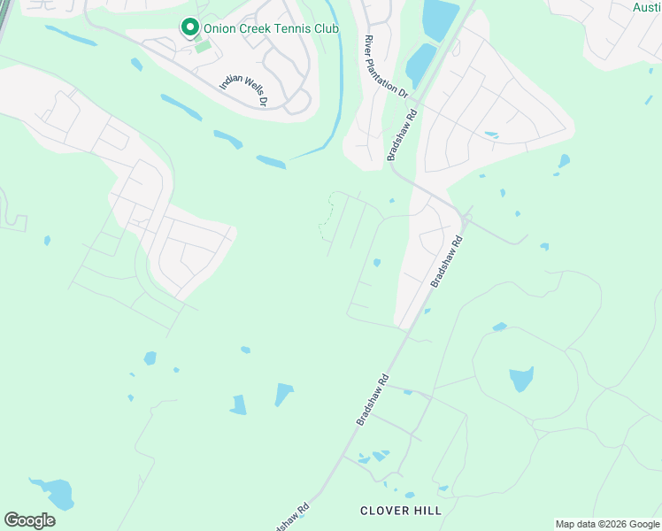 map of restaurants, bars, coffee shops, grocery stores, and more near 11758-12122 Bradshaw Road in Austin