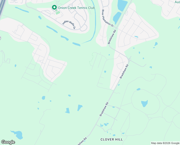 map of restaurants, bars, coffee shops, grocery stores, and more near 11758-12122 Bradshaw Road in Austin