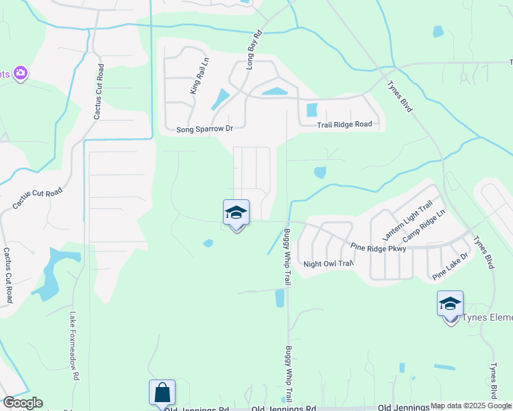 map of restaurants, bars, coffee shops, grocery stores, and more near 4430 Oak Moss Loop in Middleburg