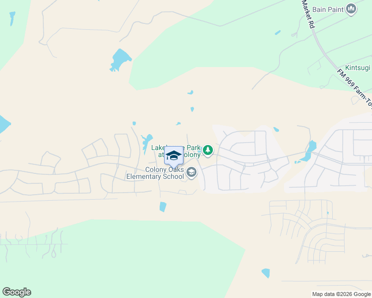 map of restaurants, bars, coffee shops, grocery stores, and more near 601 Sam Houston Drive in Bastrop