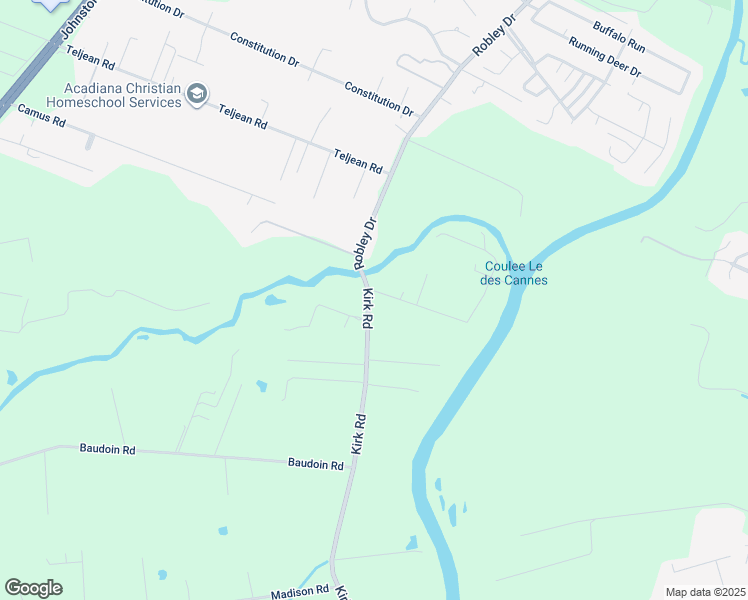 map of restaurants, bars, coffee shops, grocery stores, and more near 6811-7151 Clyve Road in Maurice