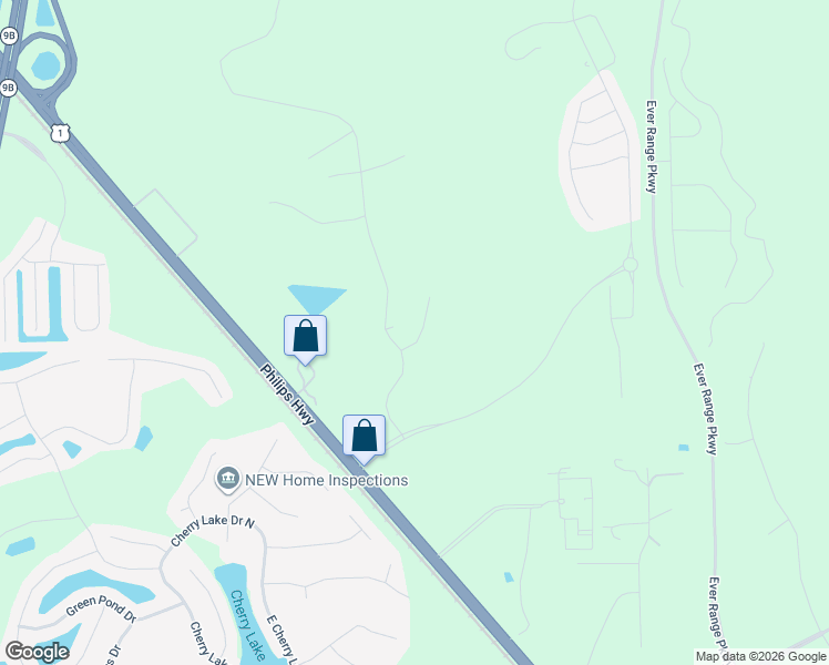 map of restaurants, bars, coffee shops, grocery stores, and more near 11743 Flowering Peach Court in Jacksonville