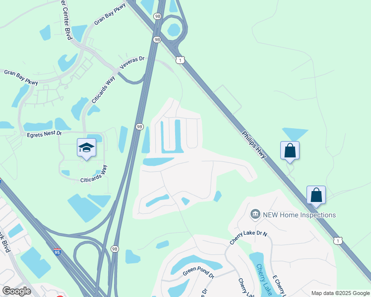 map of restaurants, bars, coffee shops, grocery stores, and more near 14072 Corrine Circle in Jacksonville