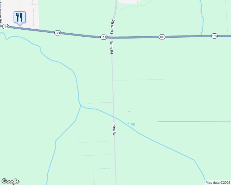 map of restaurants, bars, coffee shops, grocery stores, and more near 2764 Reins Road in Beaumont