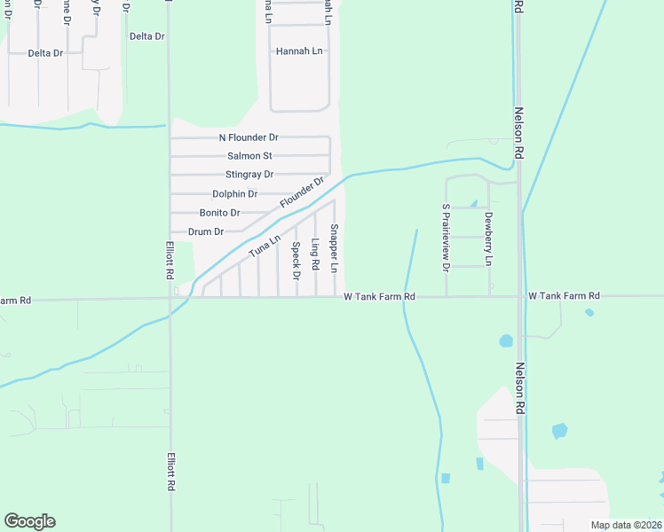 map of restaurants, bars, coffee shops, grocery stores, and more near 7628 Snapper Ln in Lake Charles