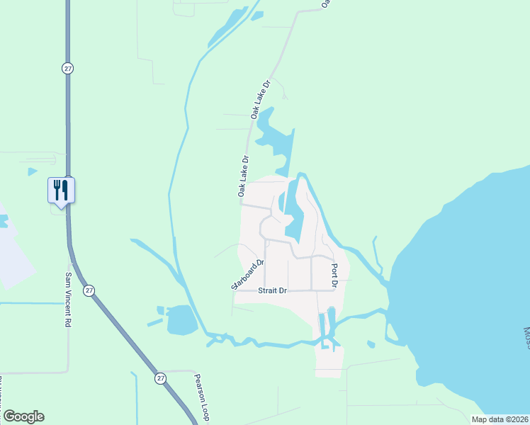 map of restaurants, bars, coffee shops, grocery stores, and more near 1136 Beachcomber Road in Sulphur