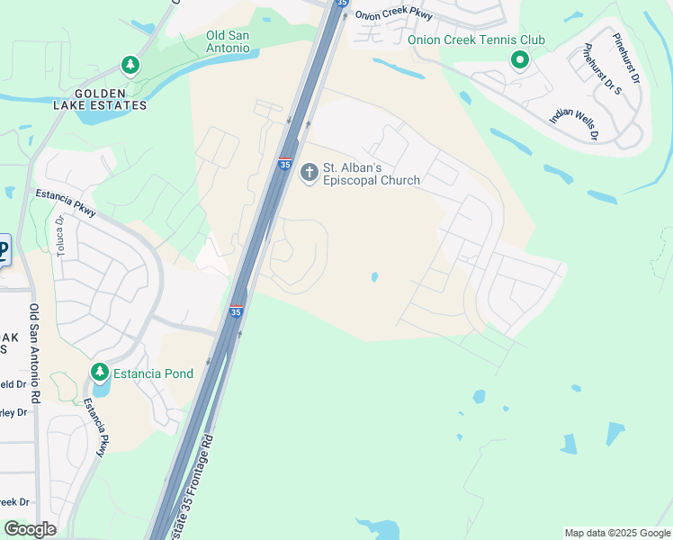 map of restaurants, bars, coffee shops, grocery stores, and more near 12001 South Interstate 35 Frontage Road in Austin