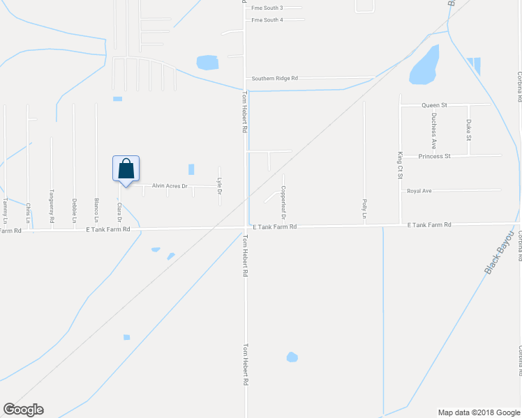 map of restaurants, bars, coffee shops, grocery stores, and more near 2759 Amber Sky Drive in Lake Charles