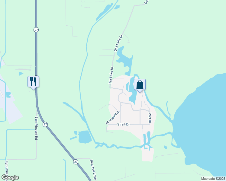 map of restaurants, bars, coffee shops, grocery stores, and more near 1136 Beachcomber Road in Sulphur